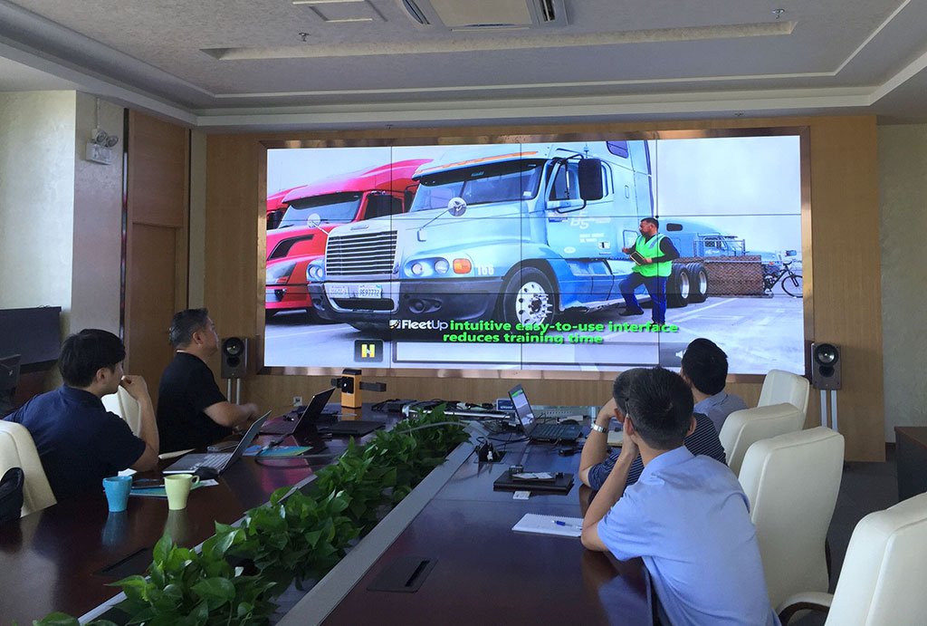 美国资产管理平台服务商FleetUp来访久通